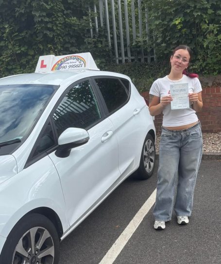 Pupil after a driving lesson
