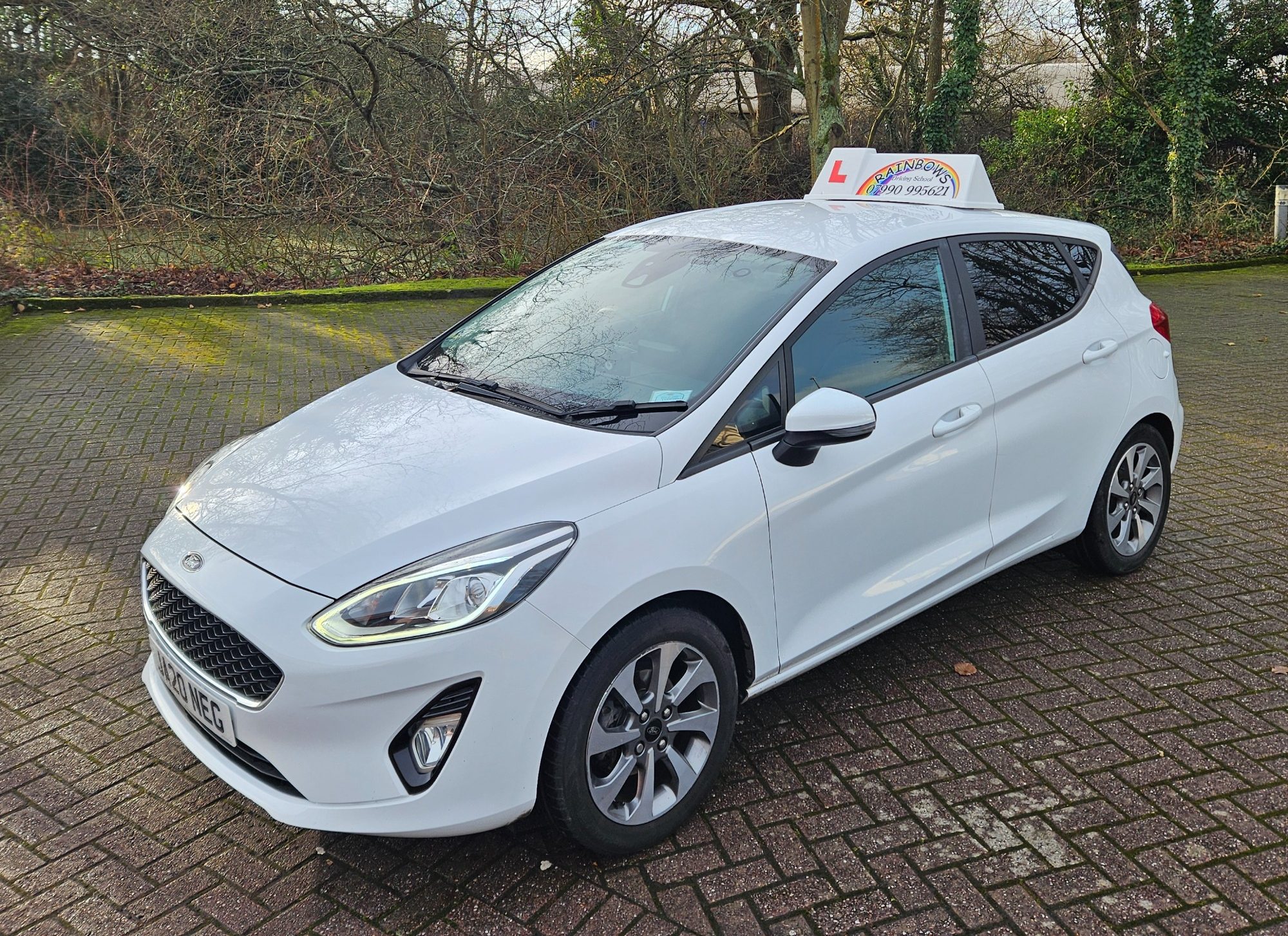 The Rainbows Driving School learner car